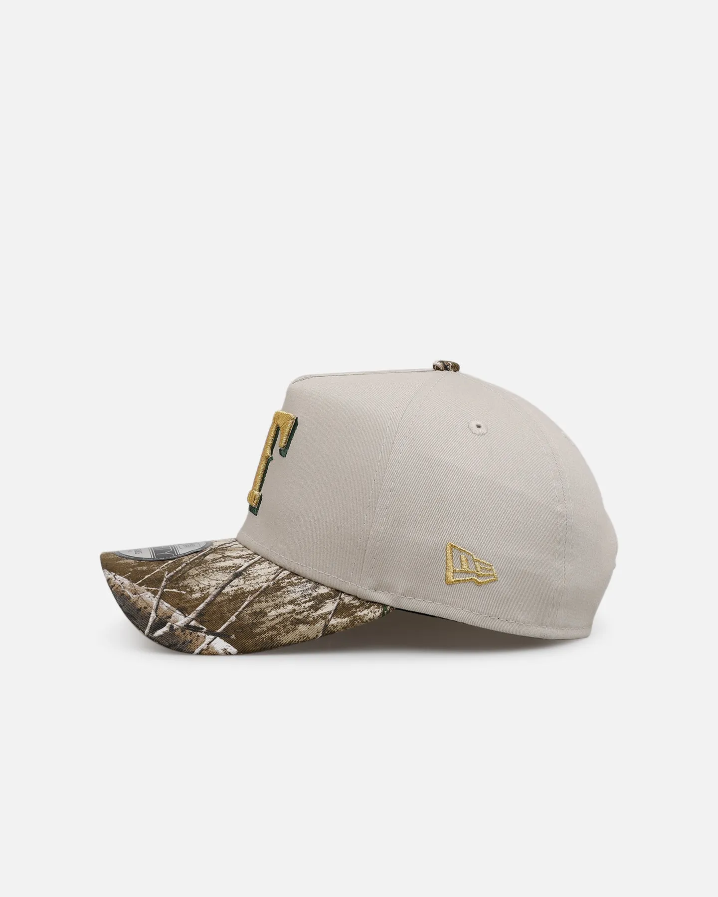 New Era Texas Rangers 'Real Tree Stone' 9FORTY A-Frame Snapback Stone sold by Culture Kings product image thumbnail 4