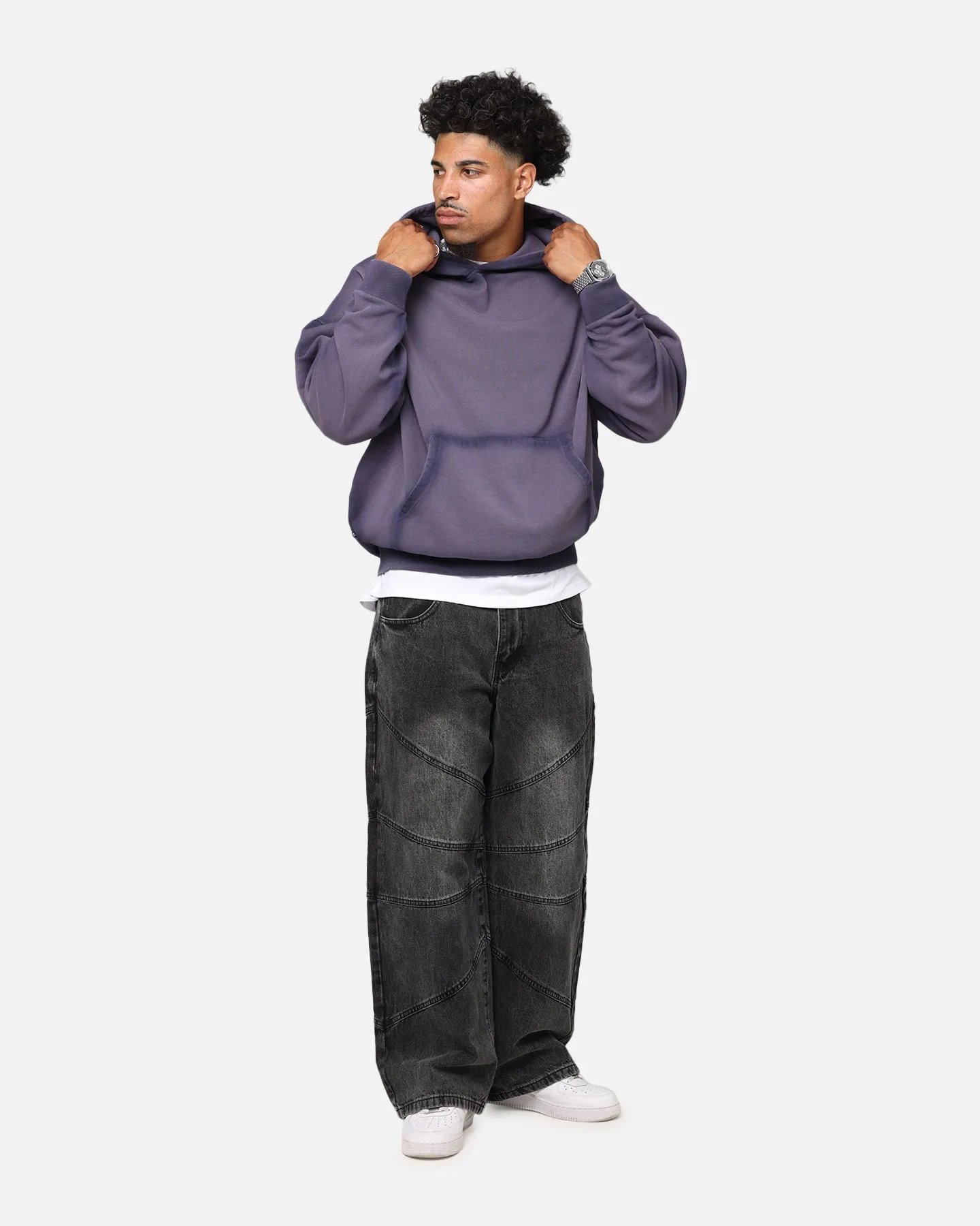 Saint Morta Contrast Wash Hoodie Purple sold by Culture Kings product image thumbnail 2