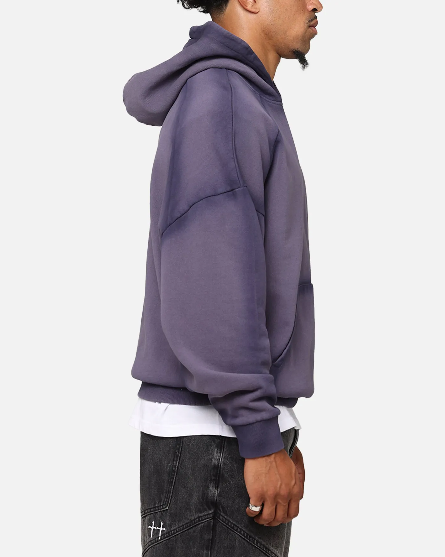 Saint Morta Contrast Wash Hoodie Purple sold by Culture Kings product image thumbnail 4