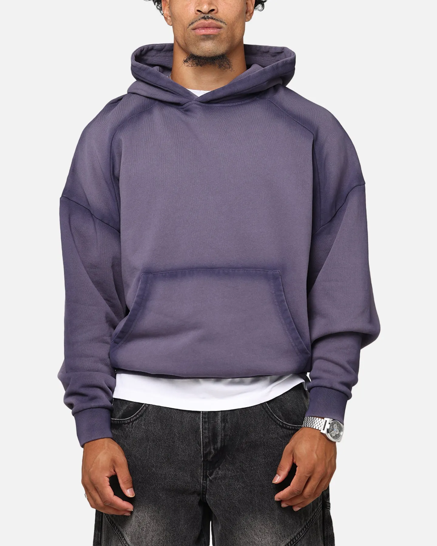 Saint Morta Contrast Wash Hoodie Purple sold by Culture Kings