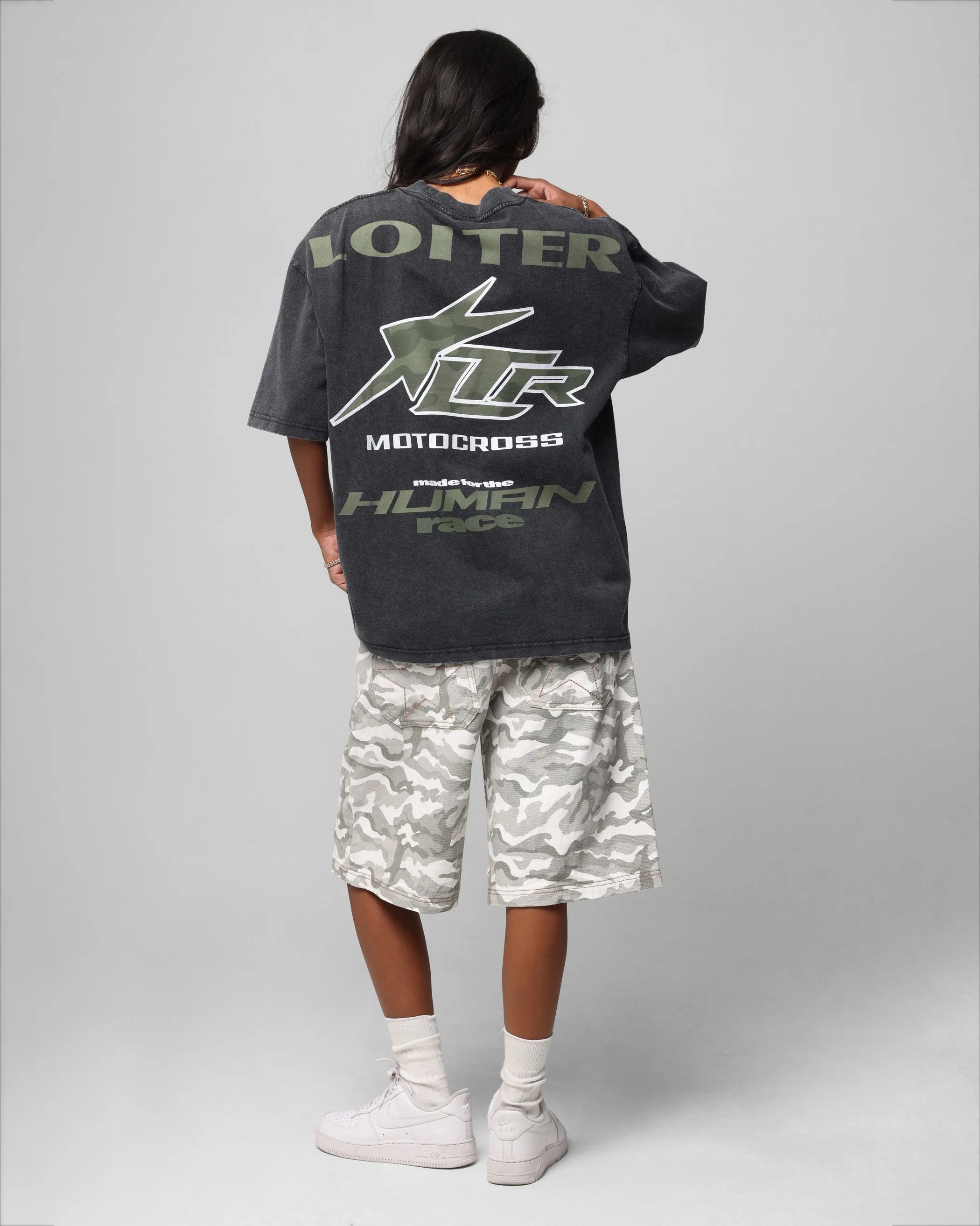 Loiter Motocross Vintage T-Shirt Vintage Black sold by Culture Kings product image thumbnail 4