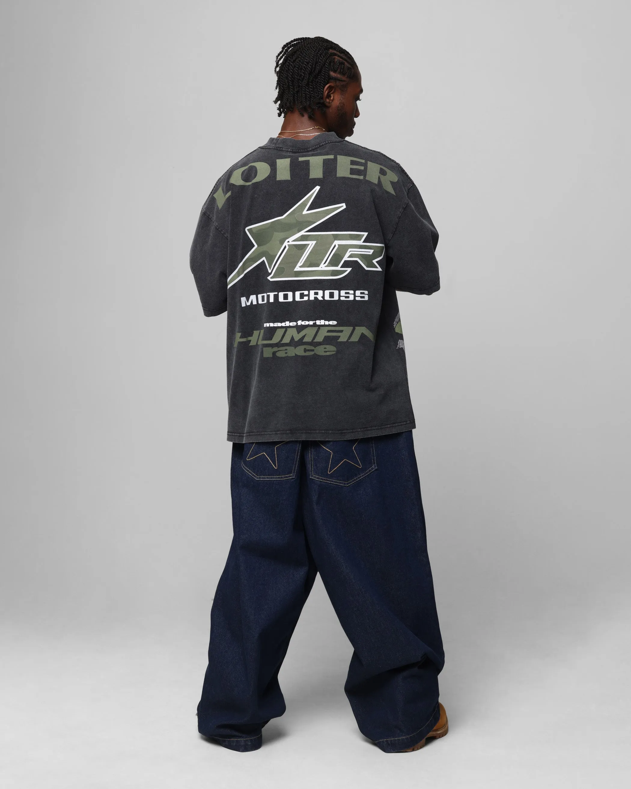 Loiter Motocross Vintage T-Shirt Vintage Black sold by Culture Kings product image thumbnail 4