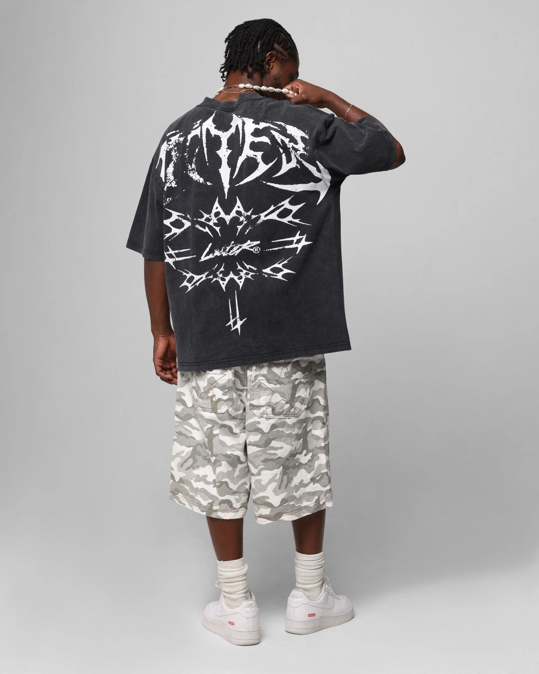 Loiter Metal Stacked Vintage T-Shirt Vintage Black sold by Culture Kings product image thumbnail 4