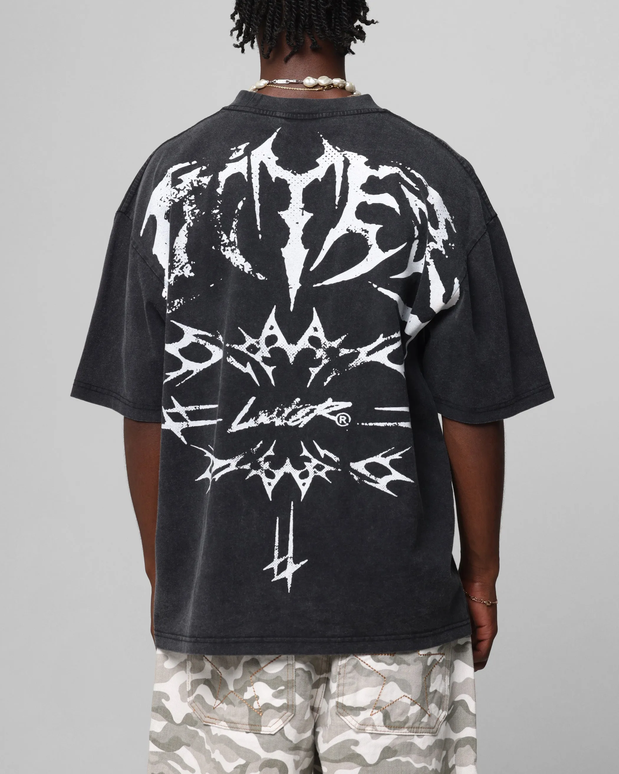 Loiter Metal Stacked Vintage T-Shirt Vintage Black sold by Culture Kings product image thumbnail 2