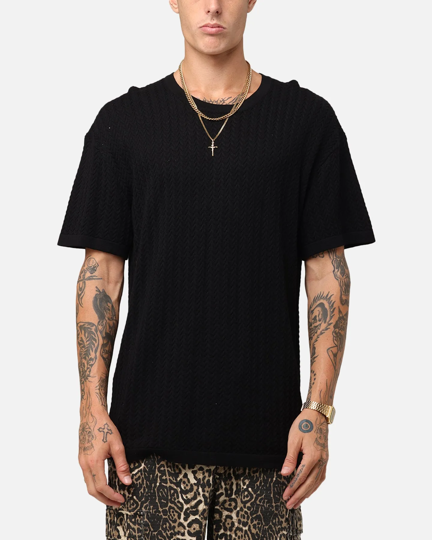 XXIII Hampton Knit T-Shirt Black sold by Culture Kings