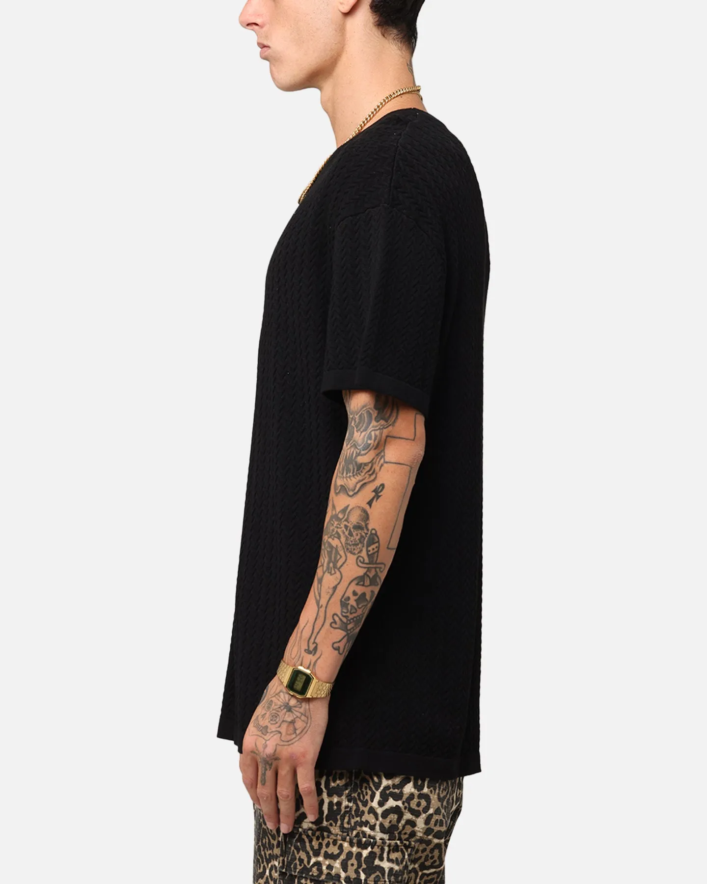 XXIII Hampton Knit T-Shirt Black sold by Culture Kings product image thumbnail 5