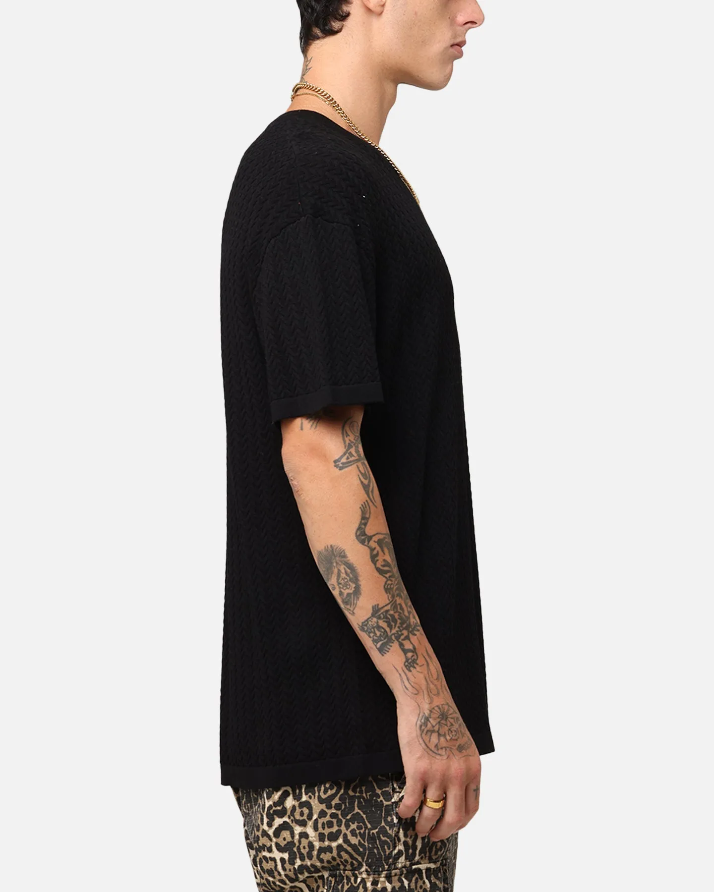 XXIII Hampton Knit T-Shirt Black sold by Culture Kings product image thumbnail 4