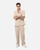 XXIII Pleated Button Up Shirt Tan sold by Culture Kings