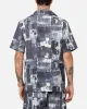 XXIII Printed Denim Patch Button Up Shirt Blue sold by Culture Kings