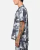 XXIII Printed Denim Patch Button Up Shirt Blue sold by Culture Kings