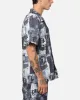 XXIII Printed Denim Patch Button Up Shirt Blue sold by Culture Kings