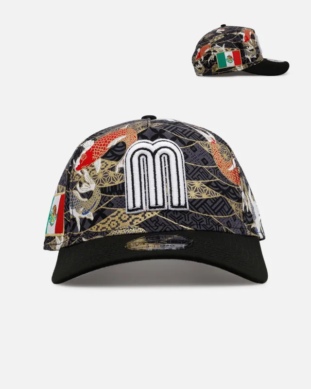 New Era Mexico National Baseball Team 'Koi' 9FORTY A-Frame Snapback Black/Multi-Colored sold by Culture Kings