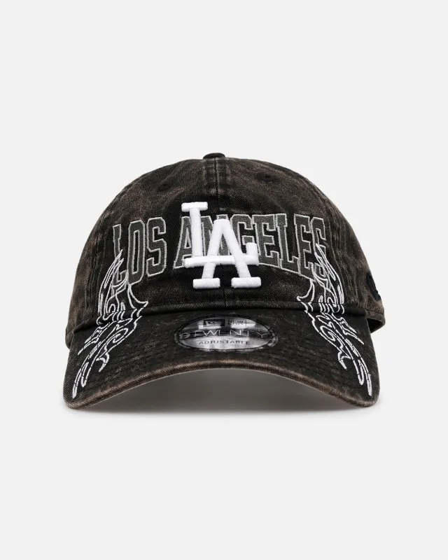 New Era Los Angeles Dodgers 'Tribal' Classic Casual Strapback Washed Black sold by Culture Kings