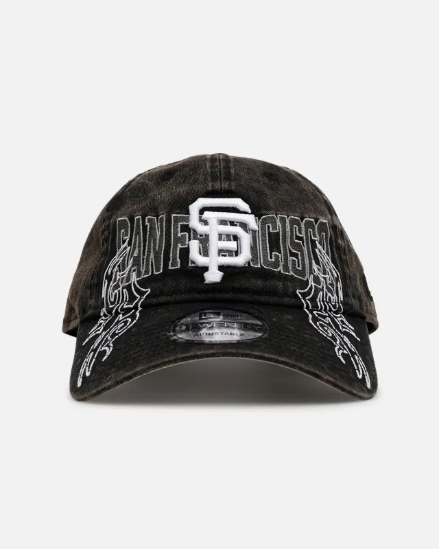 New Era San Francisco Giants 'Tribal' Classic Casual Strapback Washed Black sold by Culture Kings