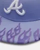 New Era Atlanta Braves 'Sundye Flames' 59FIFTY Fitted Lavender sold by Culture Kings