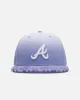 New Era Atlanta Braves 'Sundye Flames' 59FIFTY Fitted Lavender sold by Culture Kings