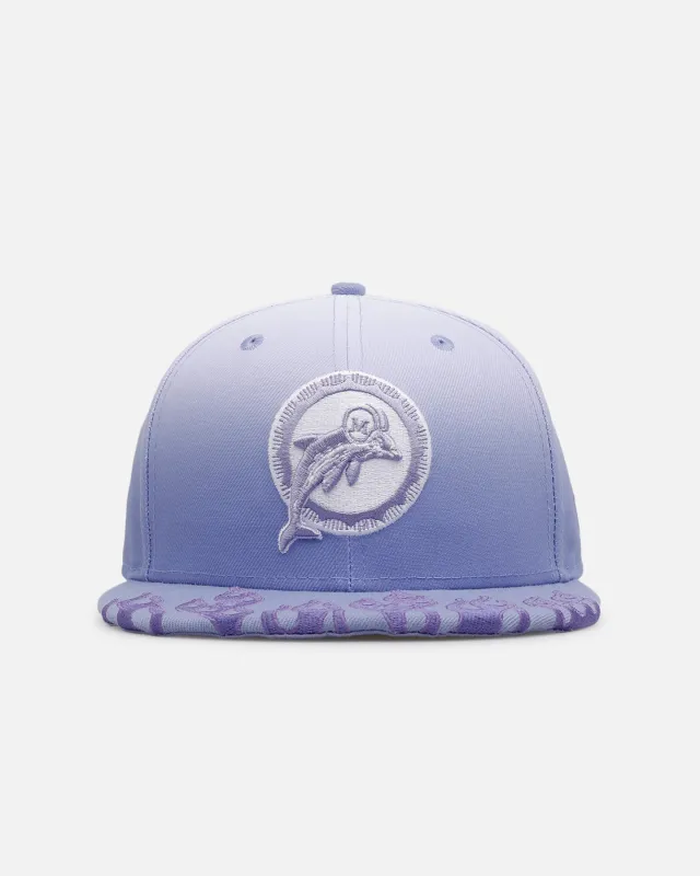New Era Miami Dolphins 'Sundye Flames' 59FIFTY Fitted Lavender sold by Culture Kings