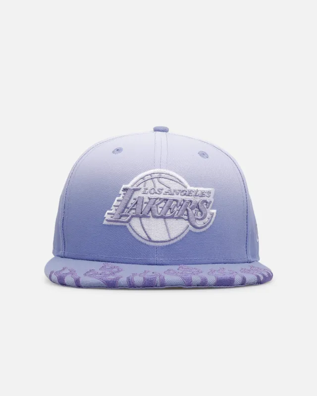 New Era Los Angeles Lakers 'Sundye Flames' 59FIFTY Fitted Lavender sold by Culture Kings