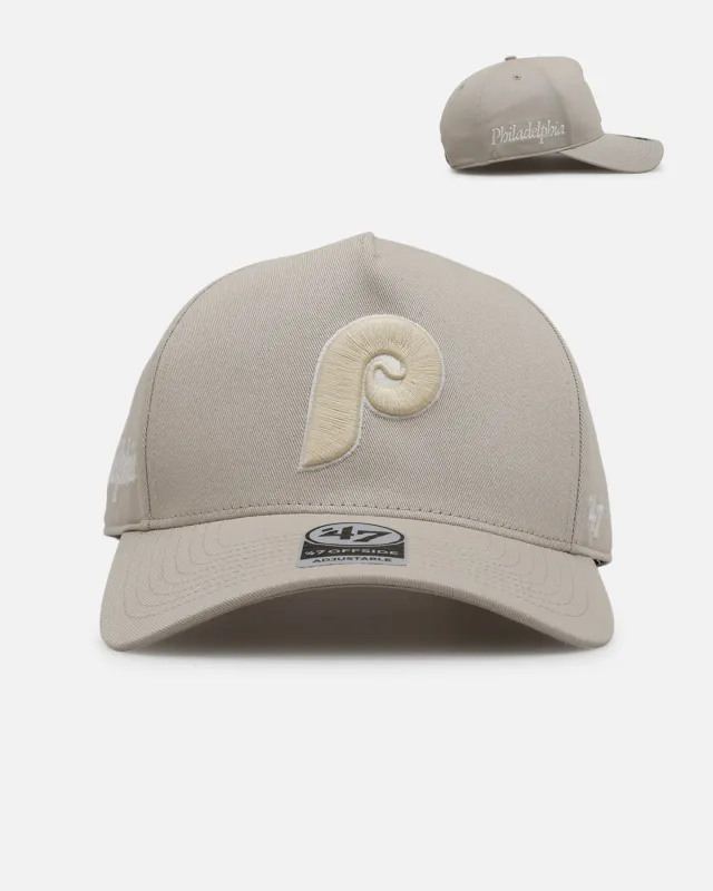 47 Brand Philadelphia Phillies 'Contemporary Basics' Offside DT Snapback Tan sold by Culture Kings