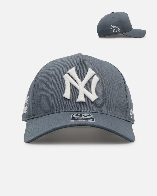 47 Brand New York Yankees 'Contemporary Basics' Offside DT Snapback Dark Grey sold by Culture Kings
