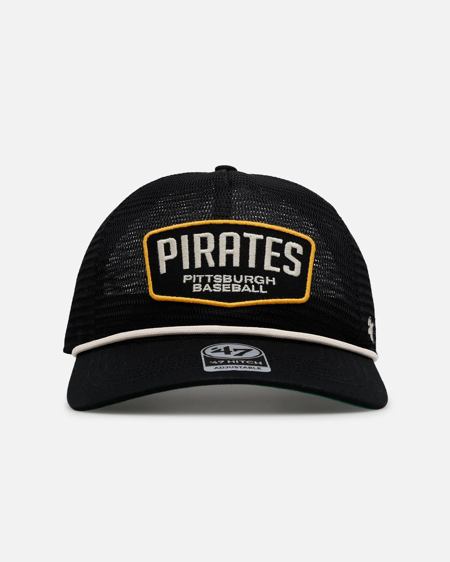 47 Brand Pittsburgh Pirates 'Mesh' Hitch Trucker Snapback Black sold by Culture Kings