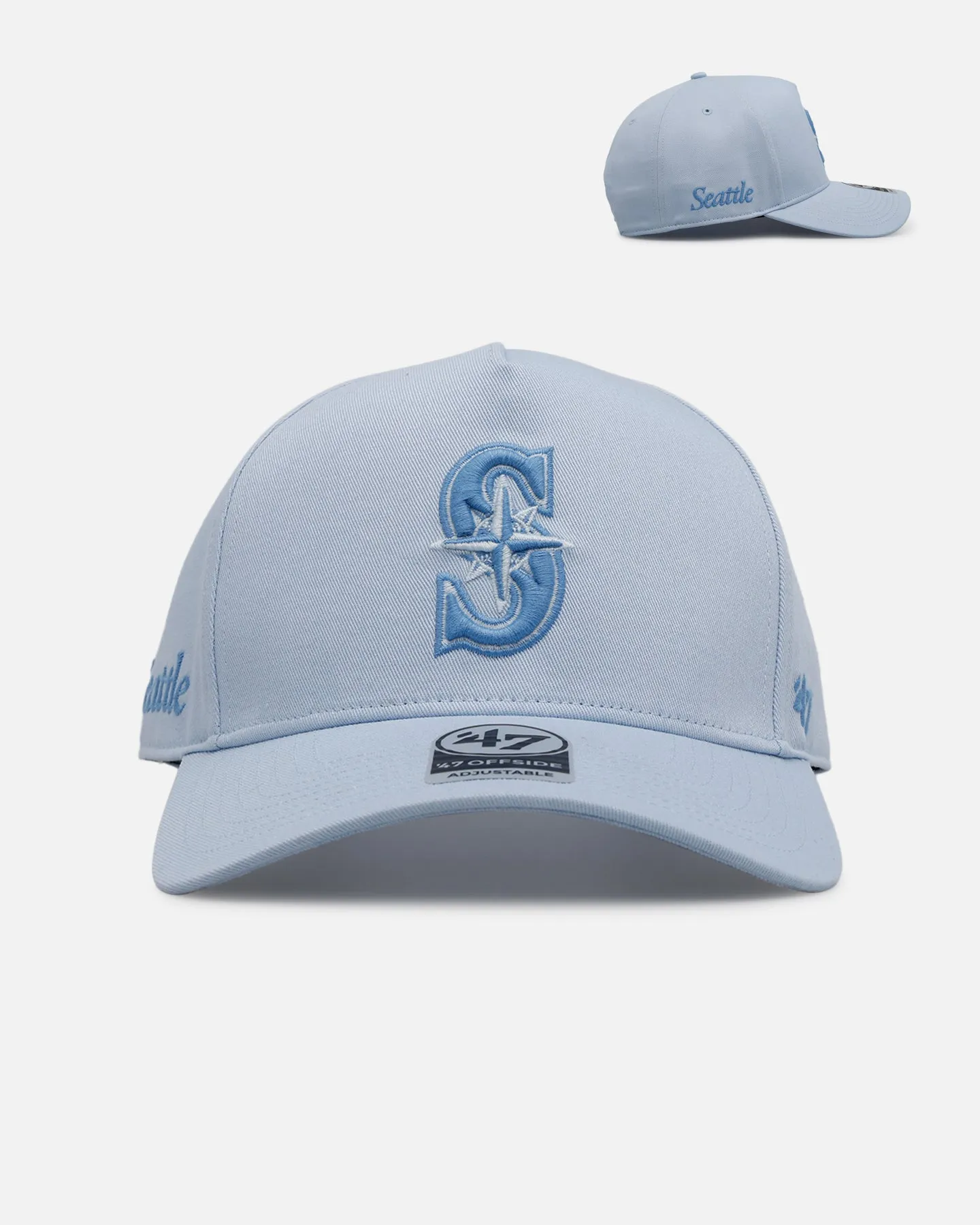 47 Brand Seattle Mariners 'Contemporary Basics' Offside DT Snapback Light Blue sold by Culture Kings