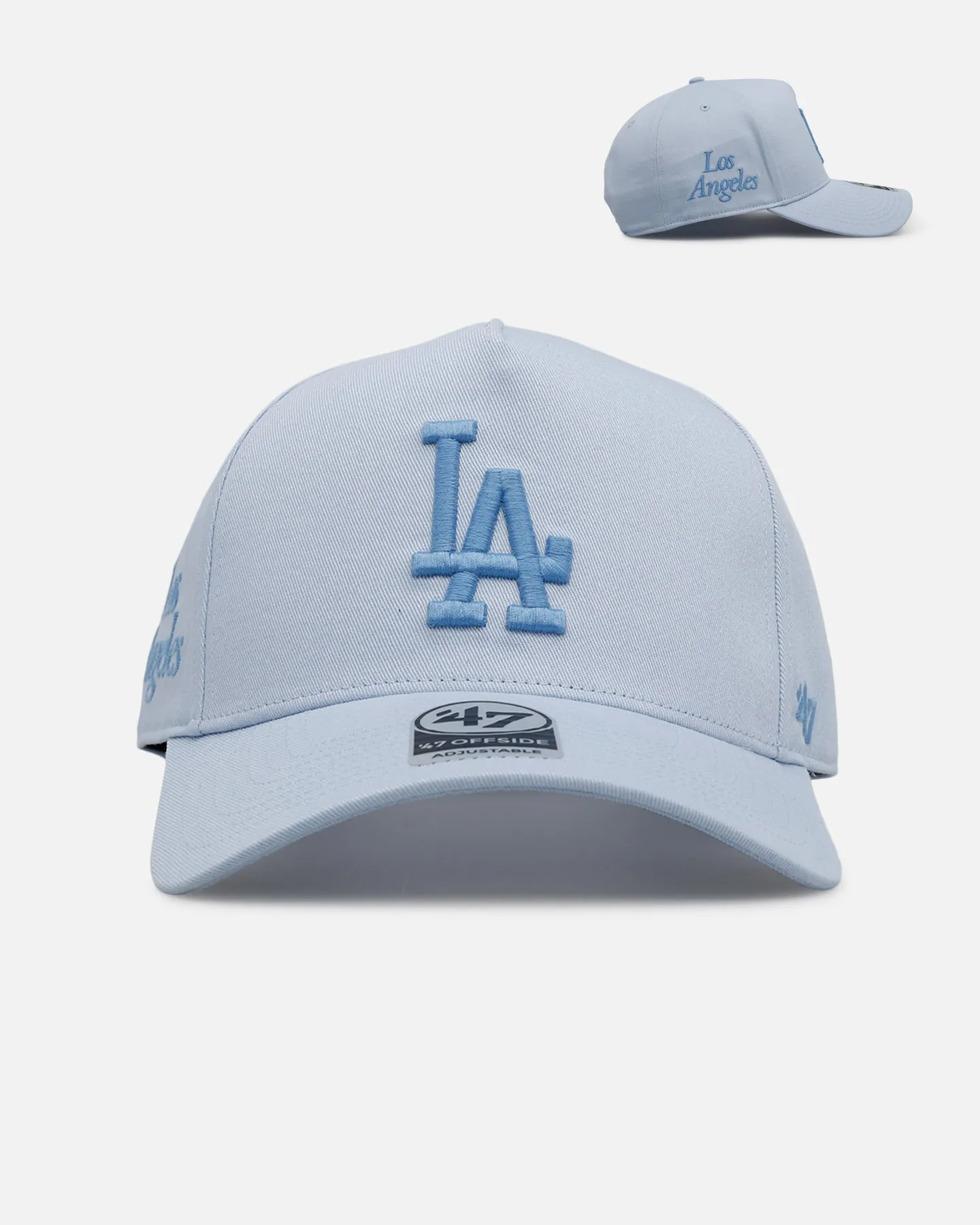 47 Brand Los Angeles Dodgers 'Contemporary Basics' Offside DT Snapback Light Blue sold by Culture Kings