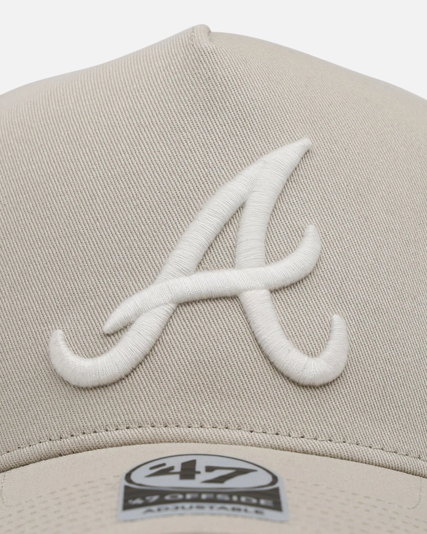 47 Brand Atlanta Braves 'Contemporary Basics' Offside DT Snapback Tan sold by Culture Kings product image thumbnail 5