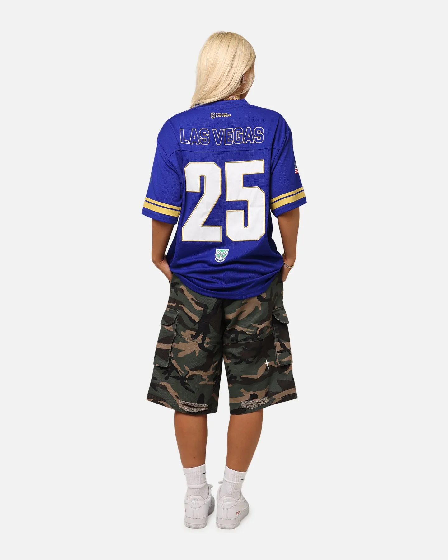 Bleacher Athletic New Zealand Warriors NRL 2025 Las Vegas Round Grid Iron T-Shirt Official Team Colour sold by Culture Kings product image thumbnail 4