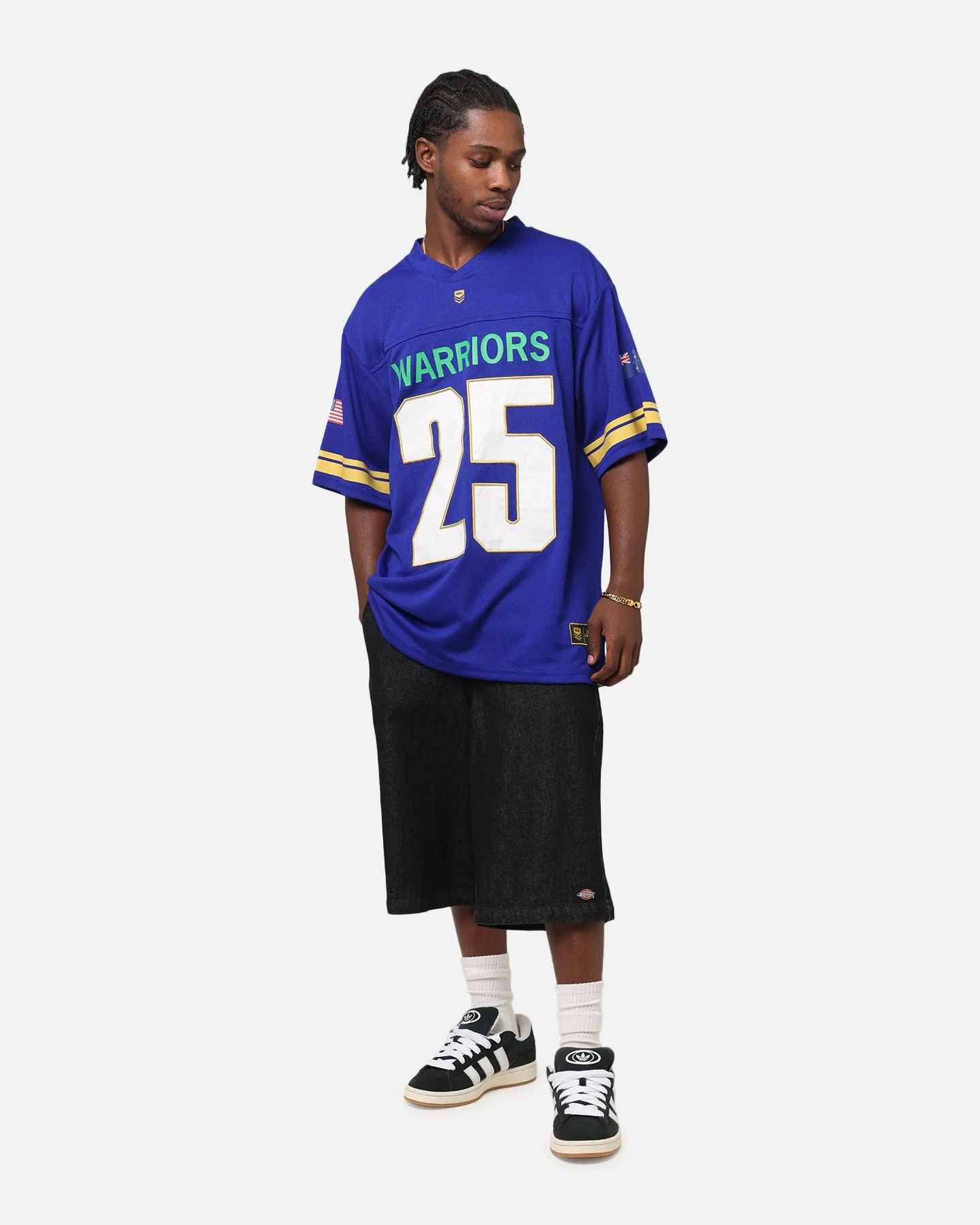 Bleacher Athletic New Zealand Warriors NRL 2025 Las Vegas Round Grid Iron T-Shirt Official Team Colour sold by Culture Kings product image thumbnail 3