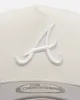 New Era Atlanta Braves 'Too Clean' 9FORTY A-Frame Snapback Chrome sold by Culture Kings