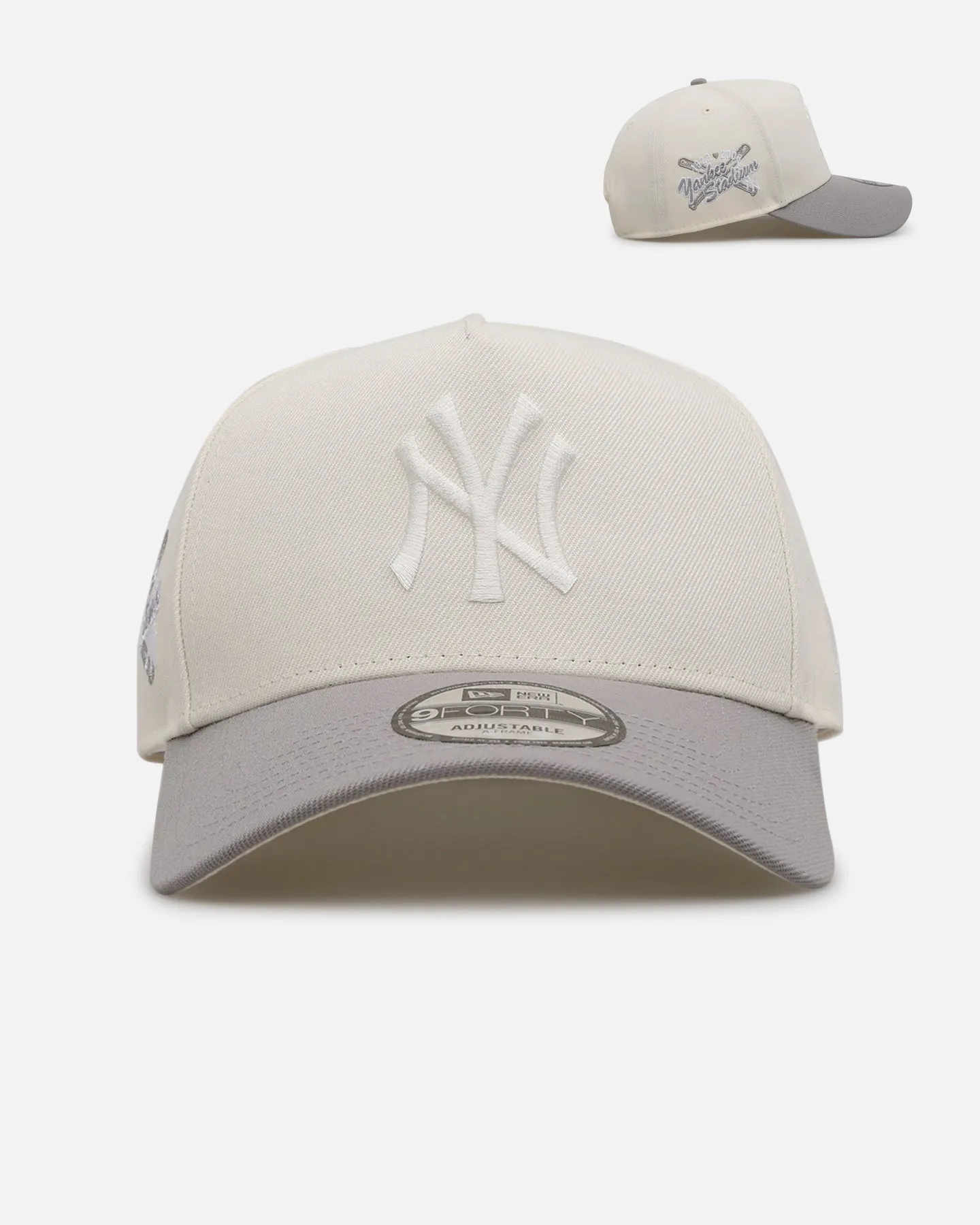New Era New York Yankees 'Too Clean' 9FORTY A-Frame Snapback Chrome sold by Culture Kings