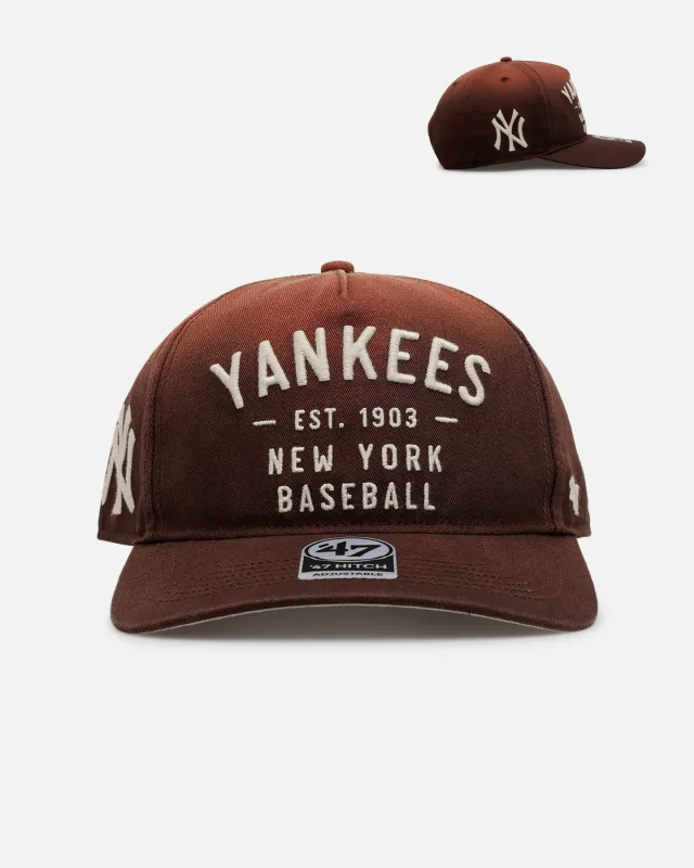 47 Brand New York Yankees 'Dusted' 47 Hitch Snapback Brown sold by Culture Kings