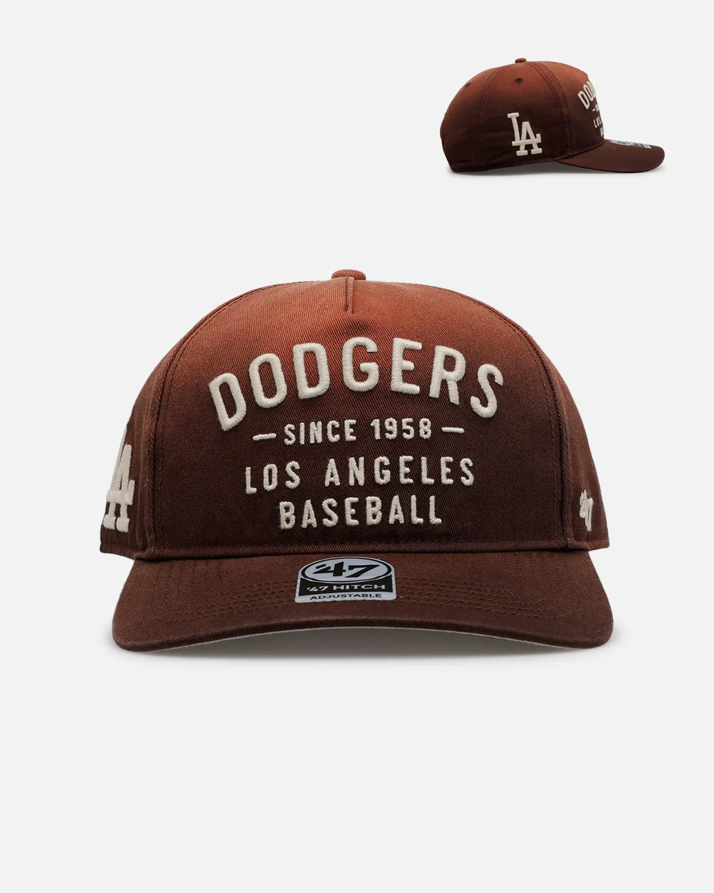 47 Brand Los Angeles Dodgers 'Dusted' 47 Hitch Snapback Brown sold by Culture Kings