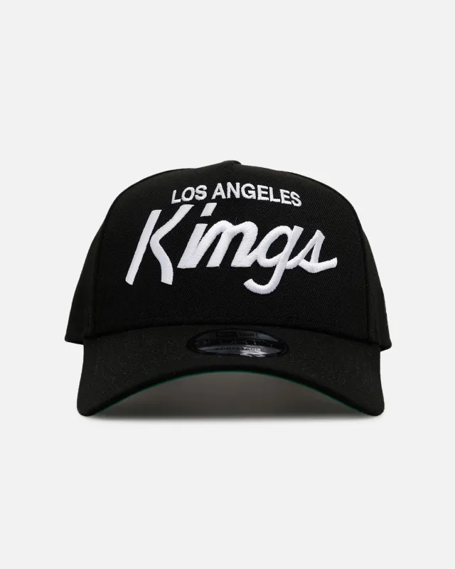 New Era Los Angeles Kings 'Homage' 9FORTY A-Frame Snapback Black sold by Culture Kings