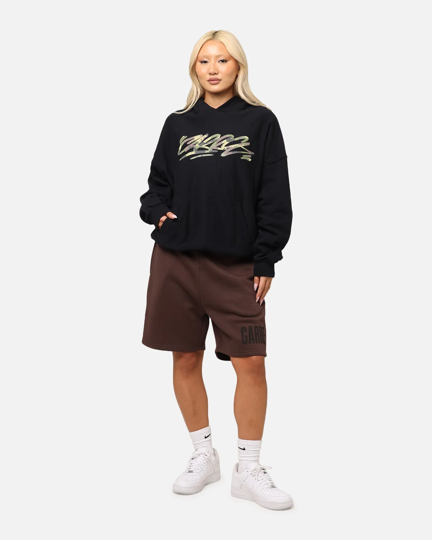Carre Premium Essentials Sweat Shorts Chocolate sold by Culture Kings product image thumbnail 2
