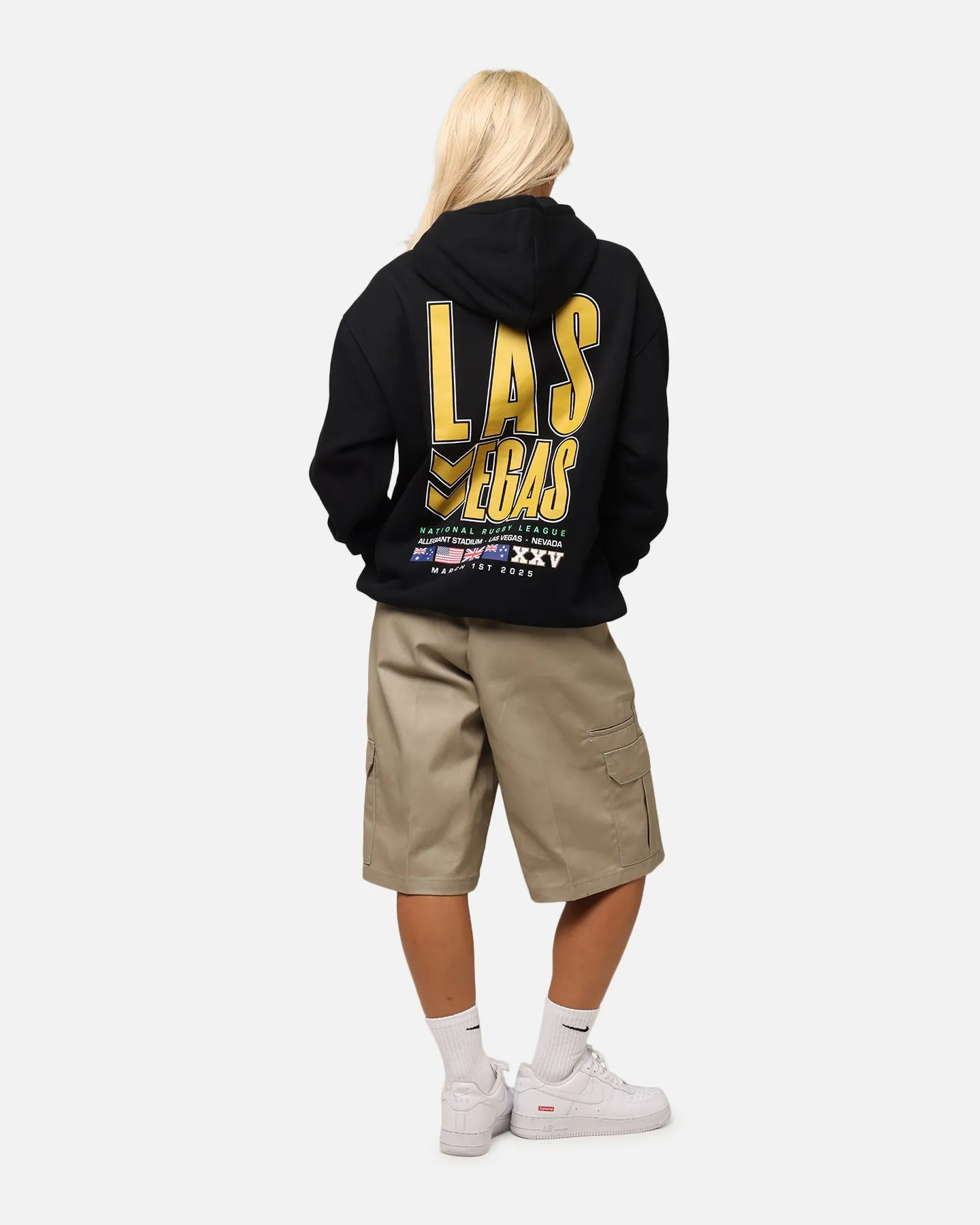 Bleacher Athletic NRL 2025 Las Vegas Round Hoodie Black sold by Culture Kings product image thumbnail 3