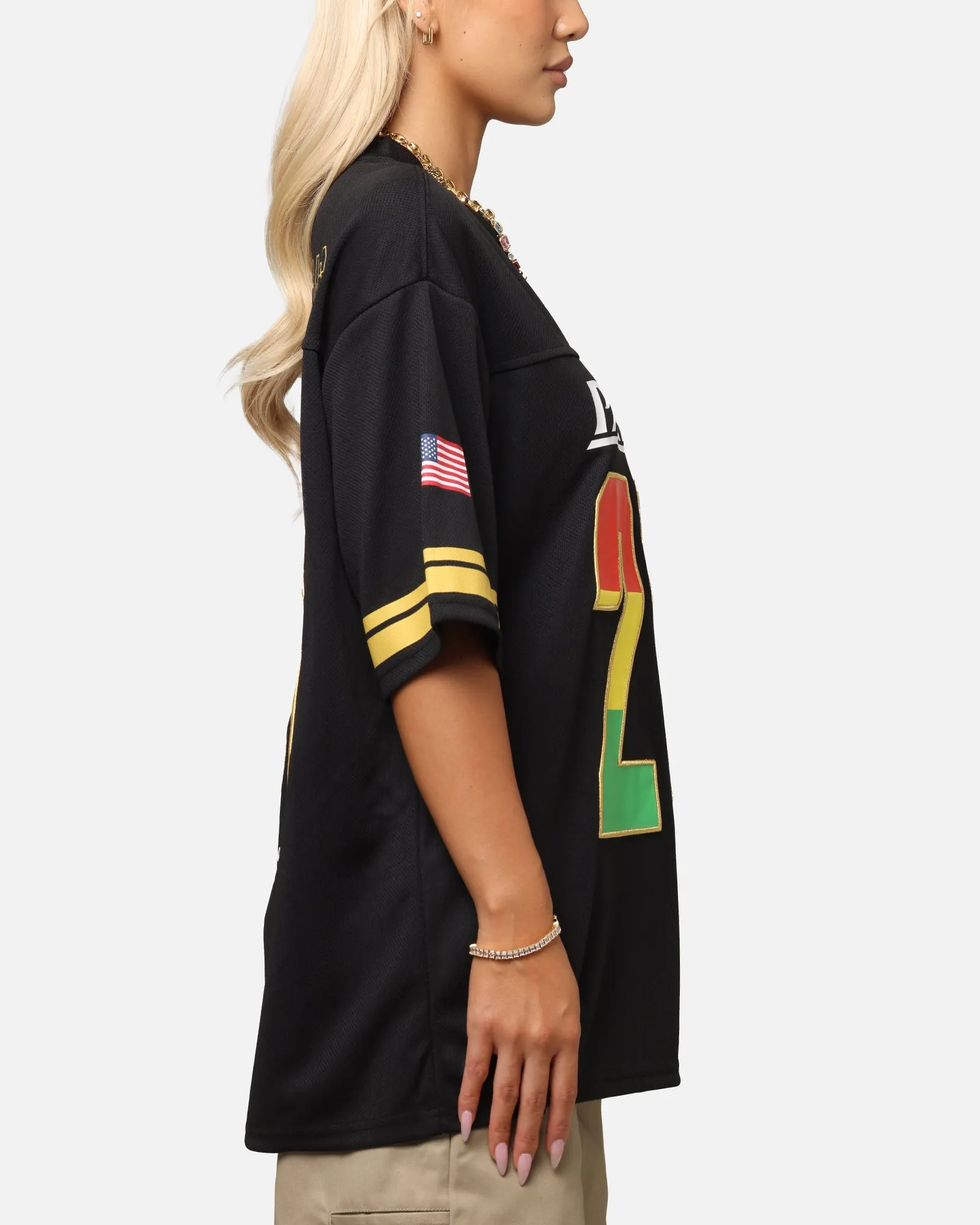 Bleacher Athletic Penrith Panthers NRL 2025 Las Vegas Round Grid Iron T-Shirt Official Team Colour sold by Culture Kings product image thumbnail 5