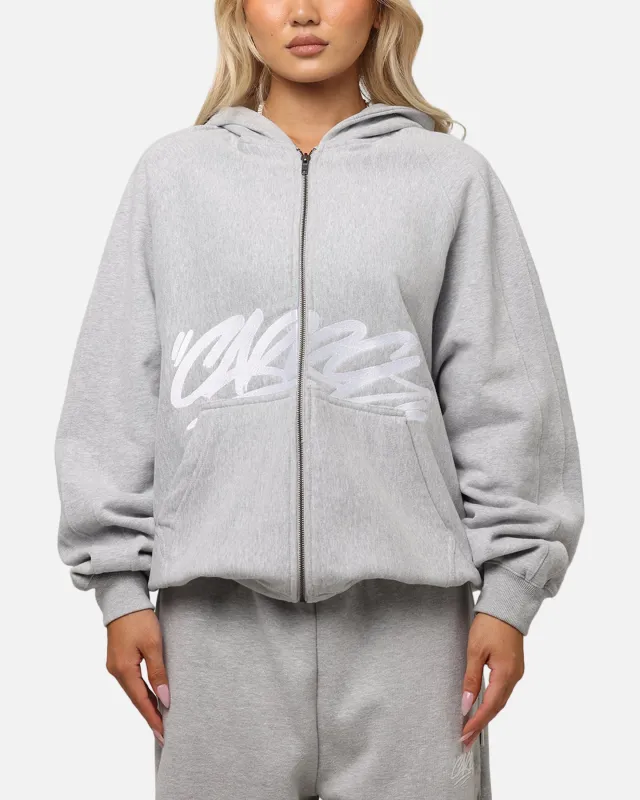 Carre Grit Zip Hoodie Grey Marle sold by Culture Kings