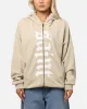 Saint Morta Gothic Distressed Zip Hoodie Stone sold by Culture Kings