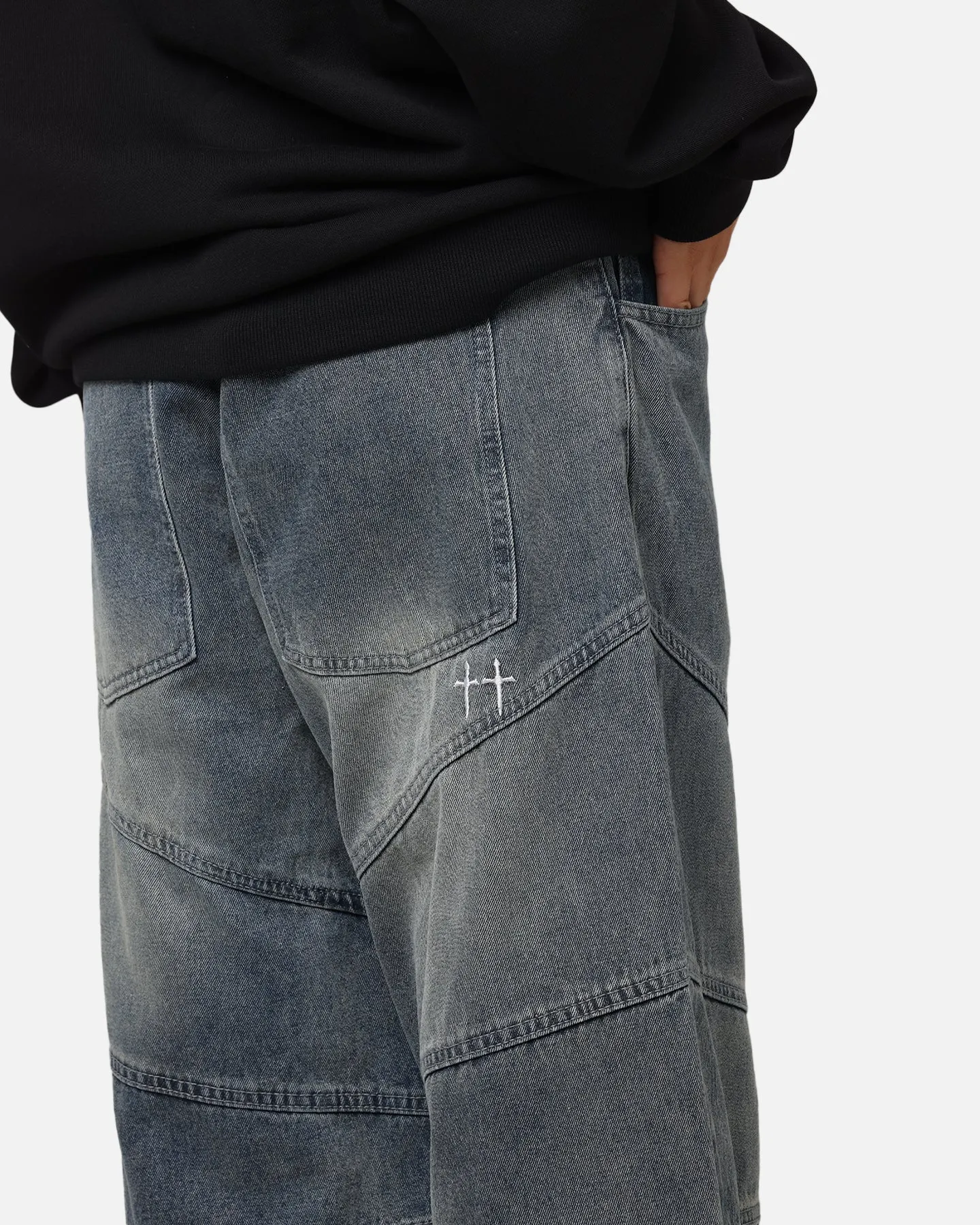 Saint Morta Amplus Armoury Jeans Dirty Denim sold by Culture Kings product image thumbnail 3