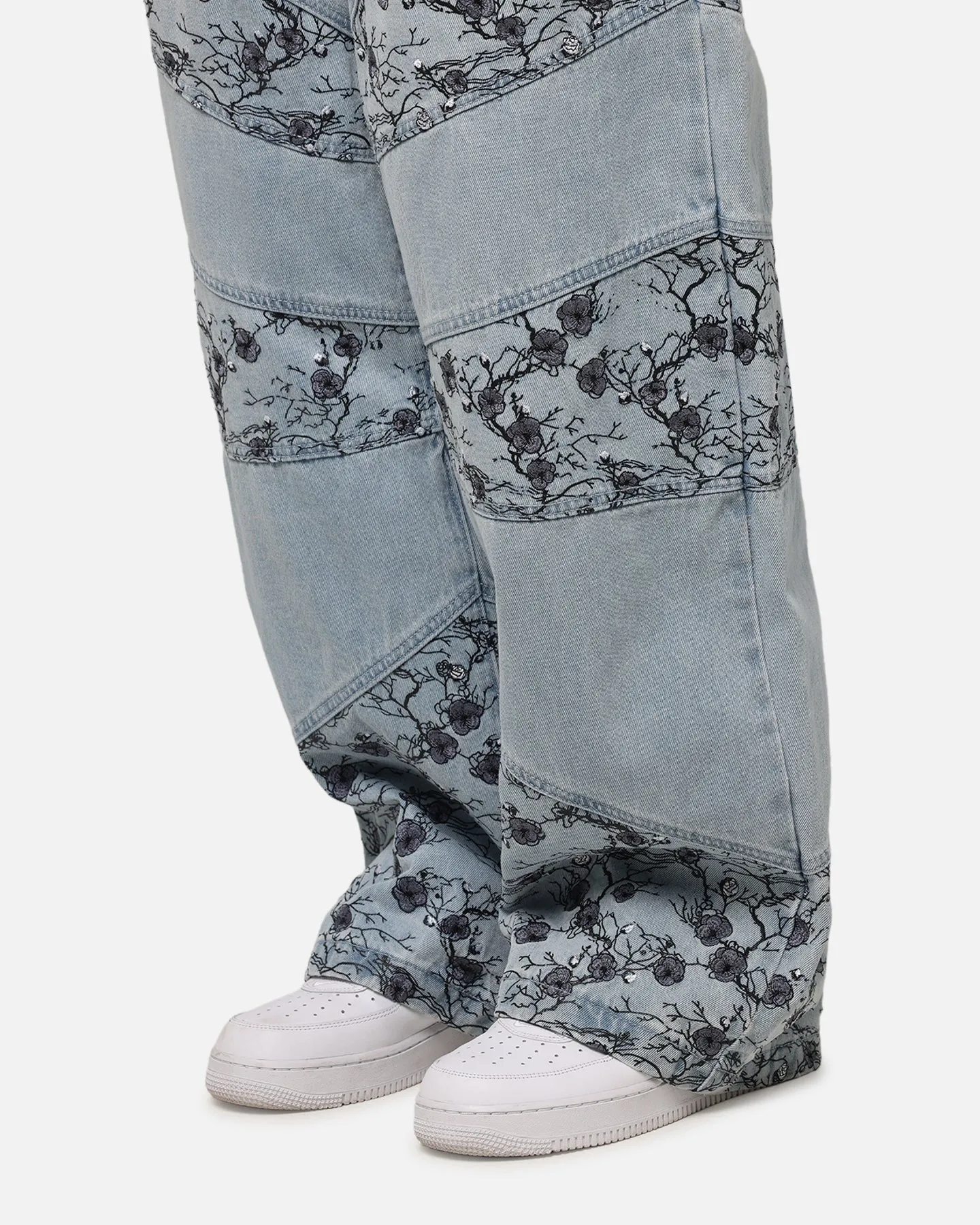 Saint Morta Amplus Poison Ivy Panel Jeans Mid Blue sold by Culture Kings product image thumbnail 4