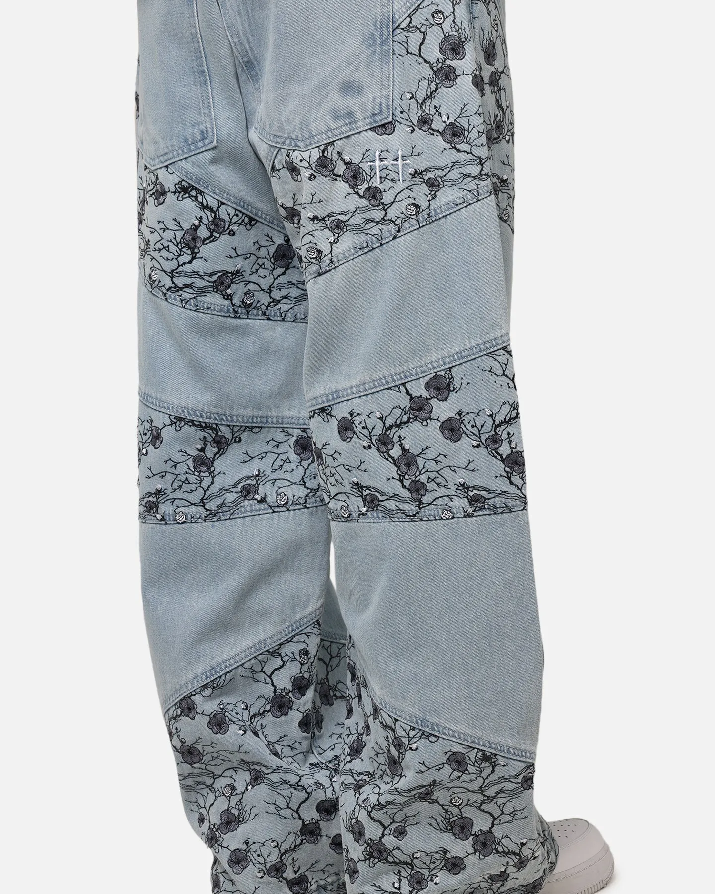 Saint Morta Amplus Poison Ivy Panel Jeans Mid Blue sold by Culture Kings product image thumbnail 3