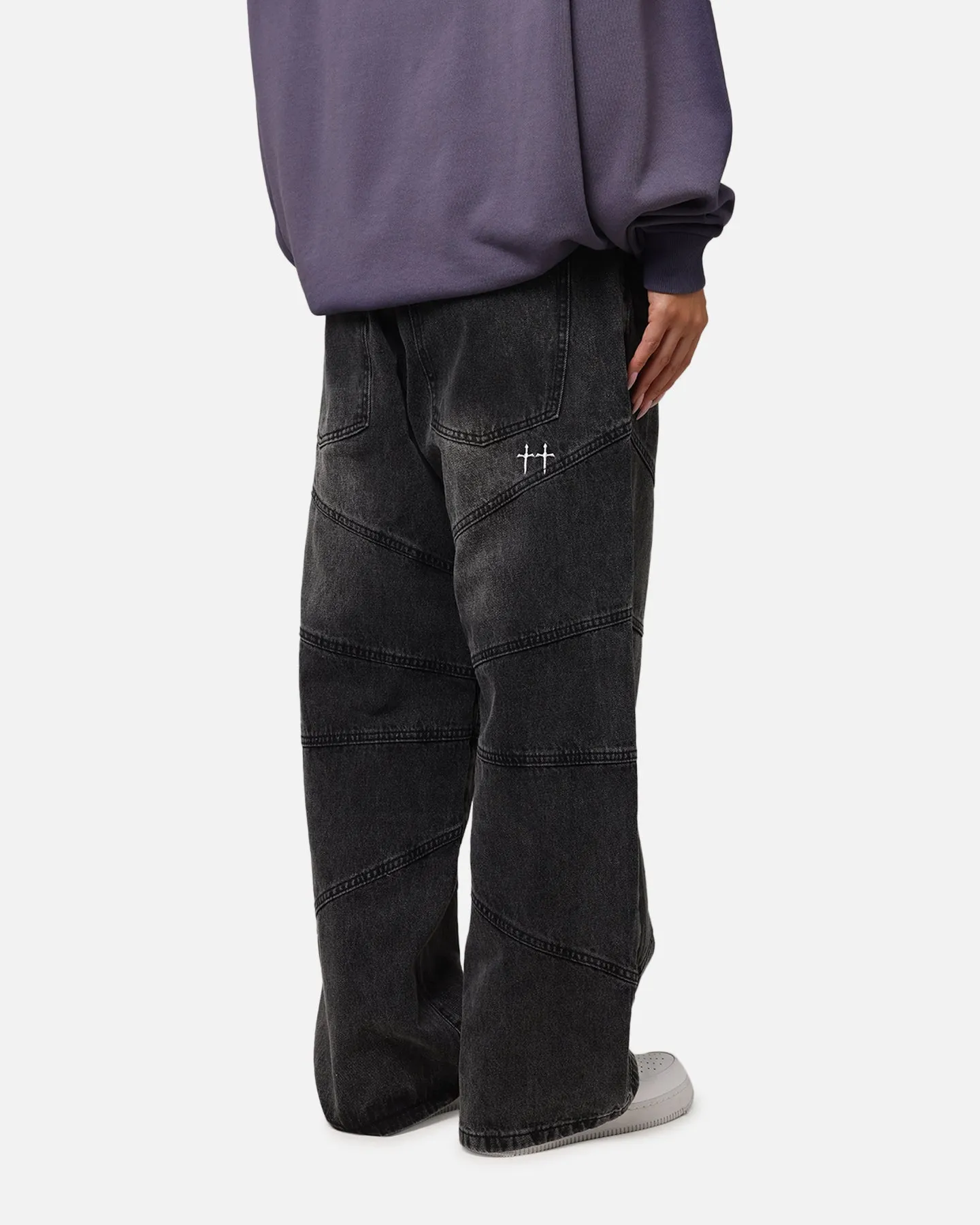 Saint Morta Amplus Armoury Jeans Black Shadow sold by Culture Kings product image thumbnail 5