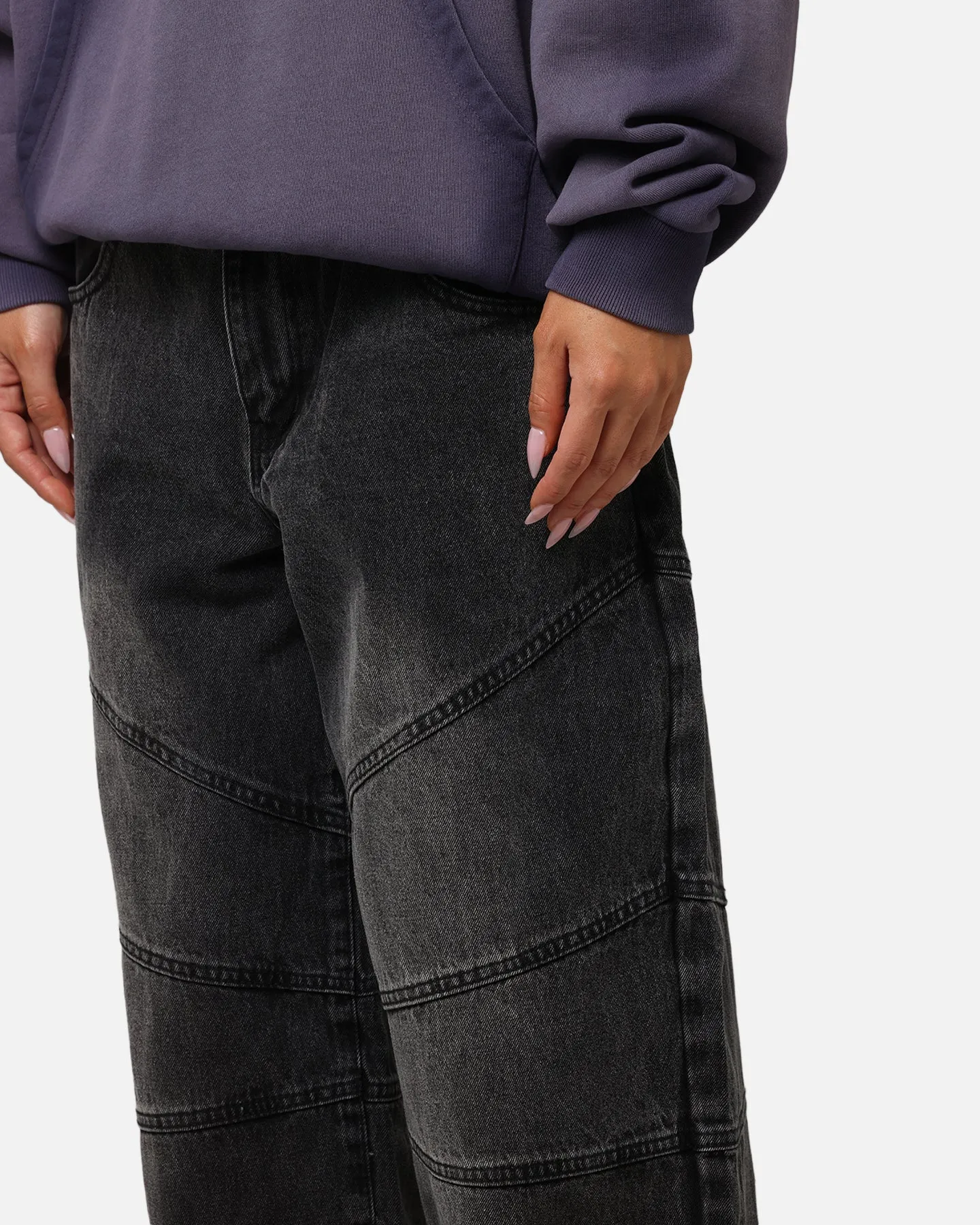 Saint Morta Amplus Armoury Jeans Black Shadow sold by Culture Kings product image thumbnail 4