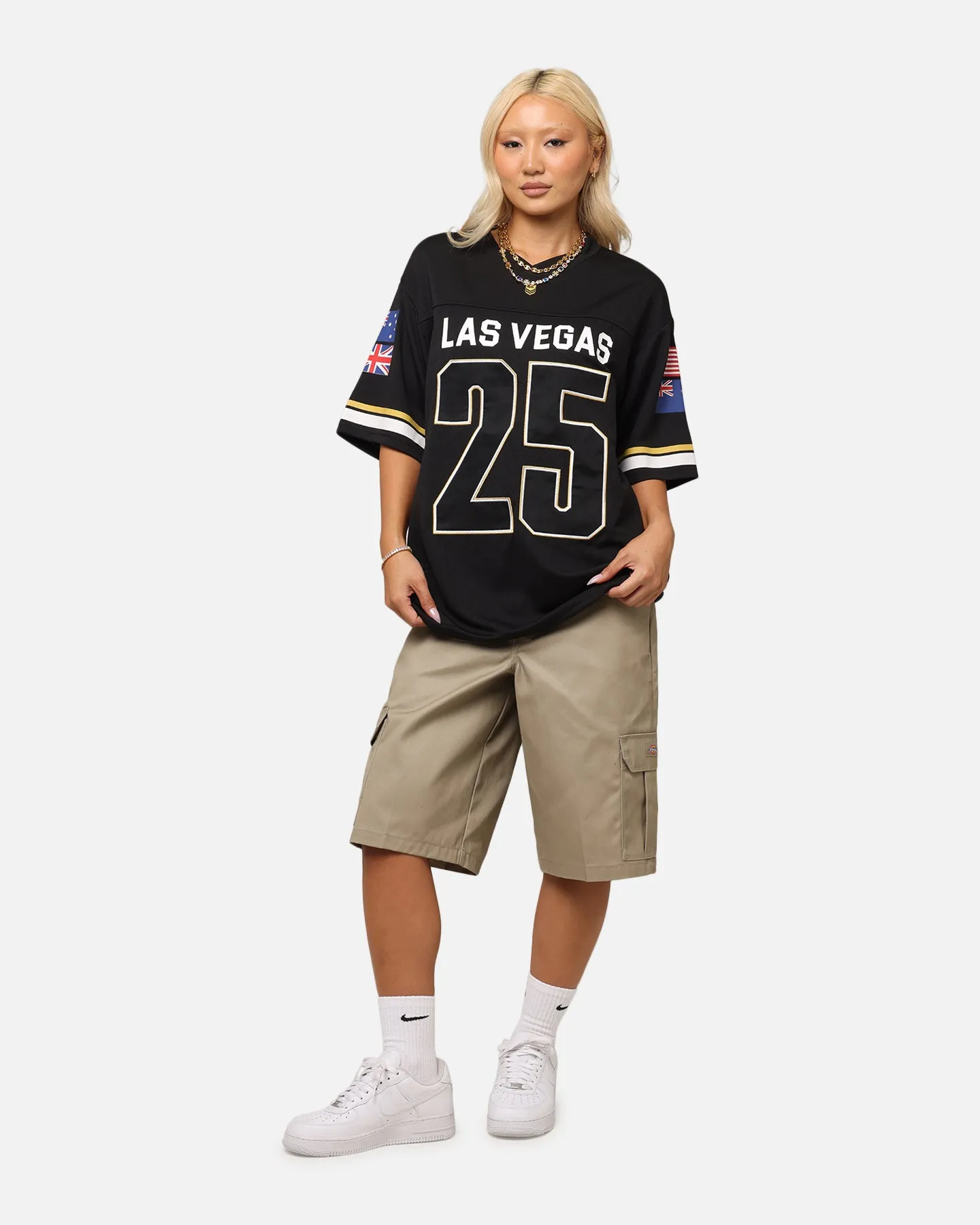 Bleacher Athletic NRL 2025 Las Vegas Round Grid Iron T-Shirt Black sold by Culture Kings product image thumbnail 3