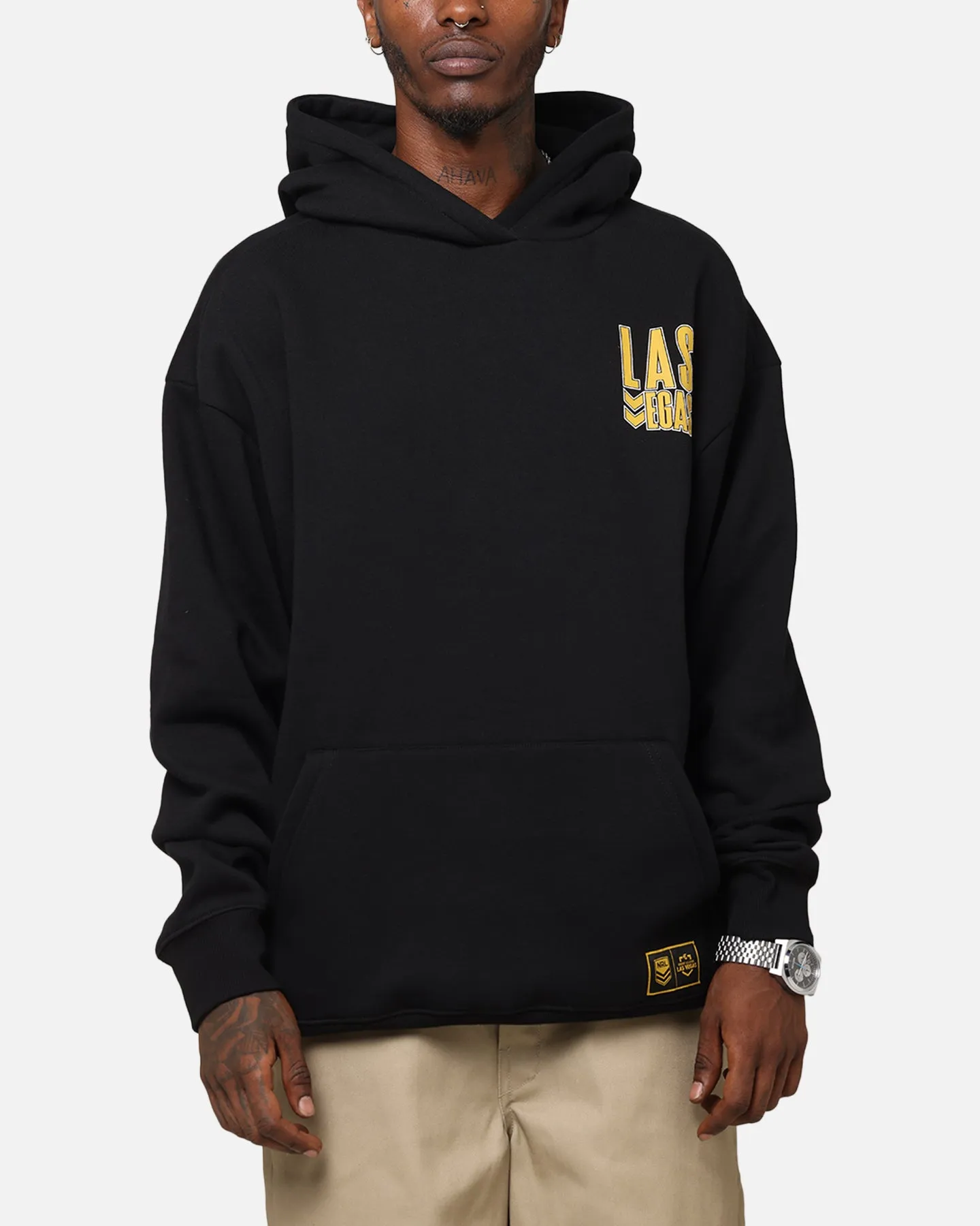 Bleacher Athletic NRL 2025 Las Vegas Round Hoodie Black sold by Culture Kings product image thumbnail 2