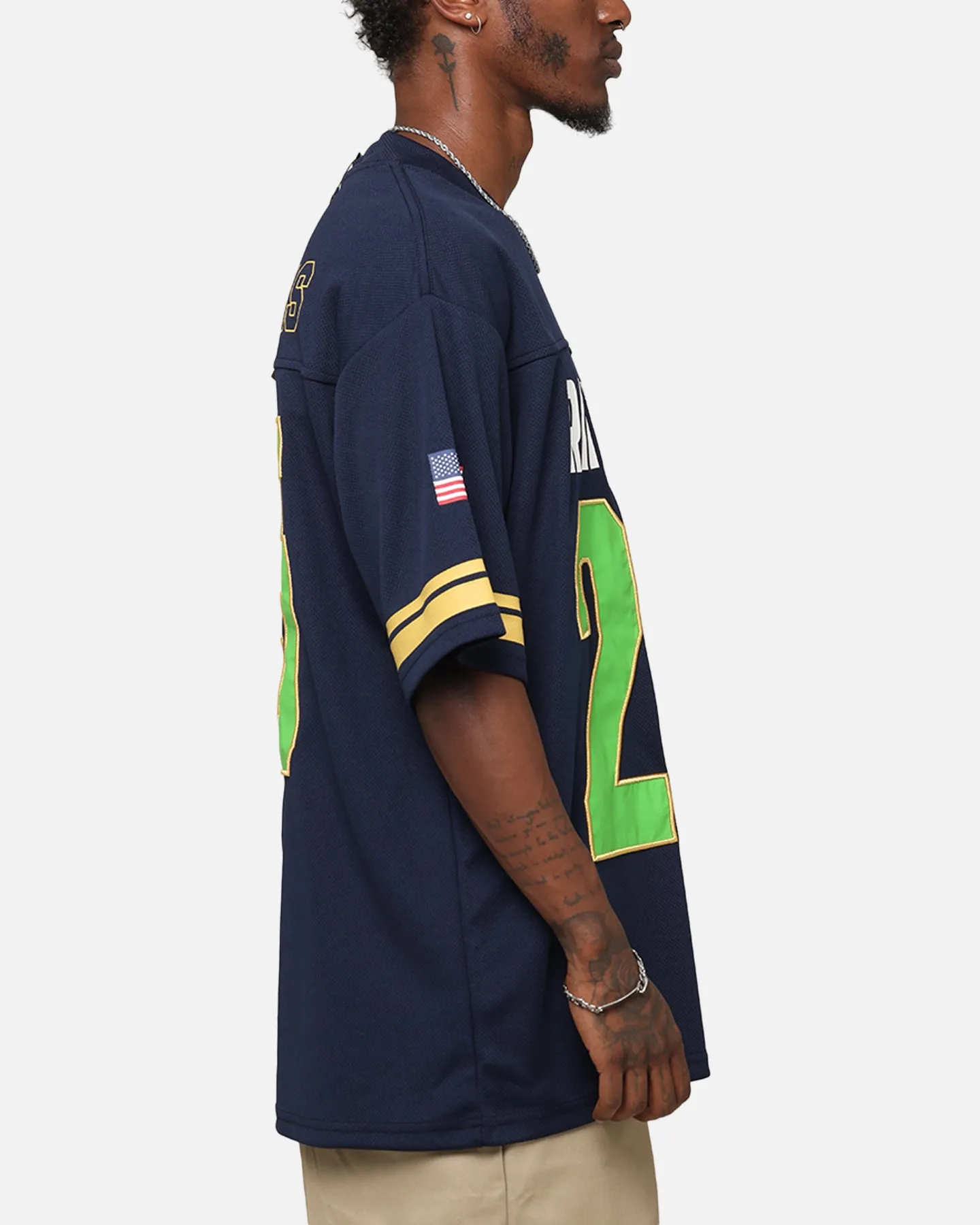 Bleacher Athletic Canberra Raiders NRL 2025 Las Vegas Round Grid Iron T-Shirt Official Team Colour sold by Culture Kings product image thumbnail 5