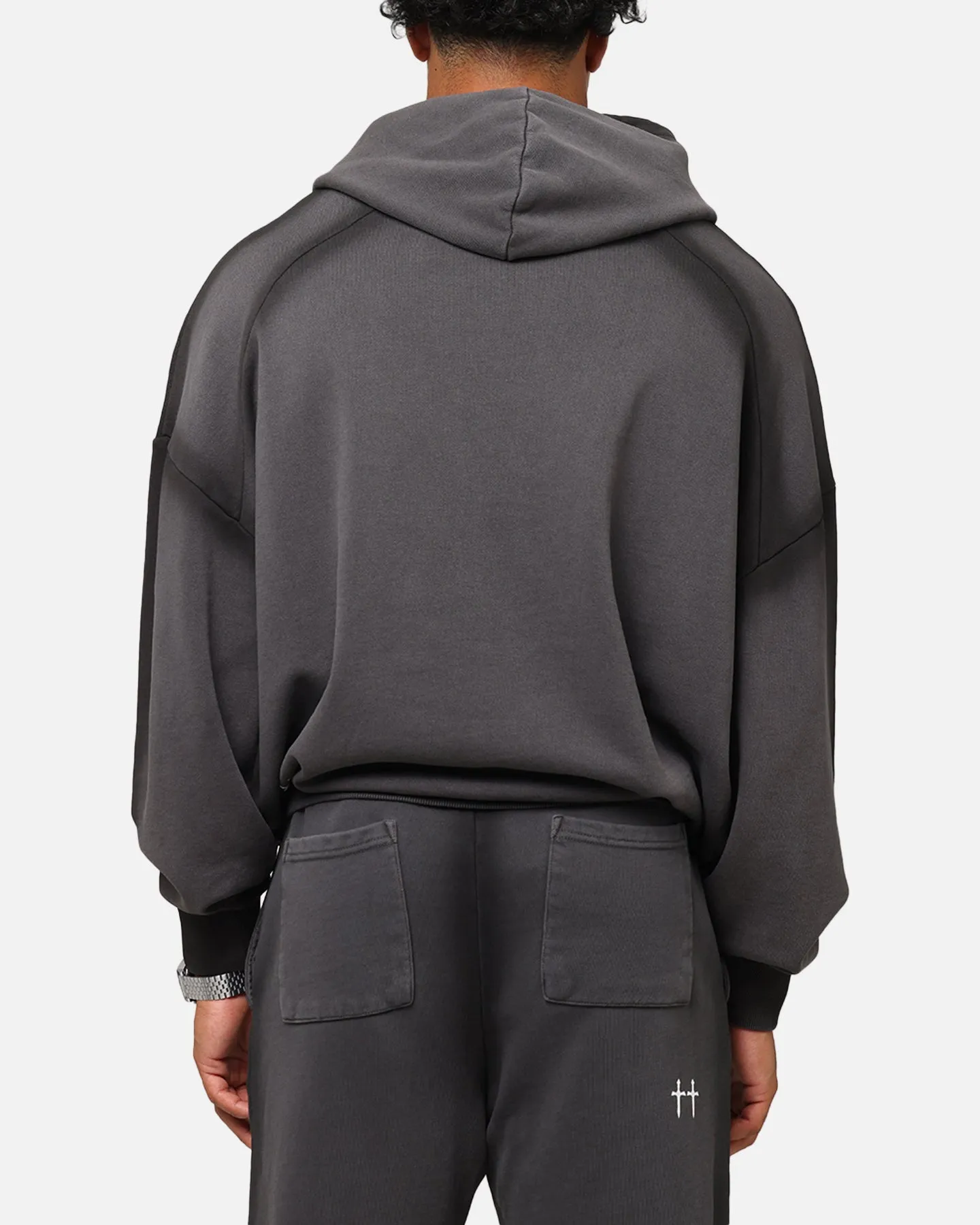 Saint Morta Contrast Wash Hoodie Black Wash sold by Culture Kings product image thumbnail 2