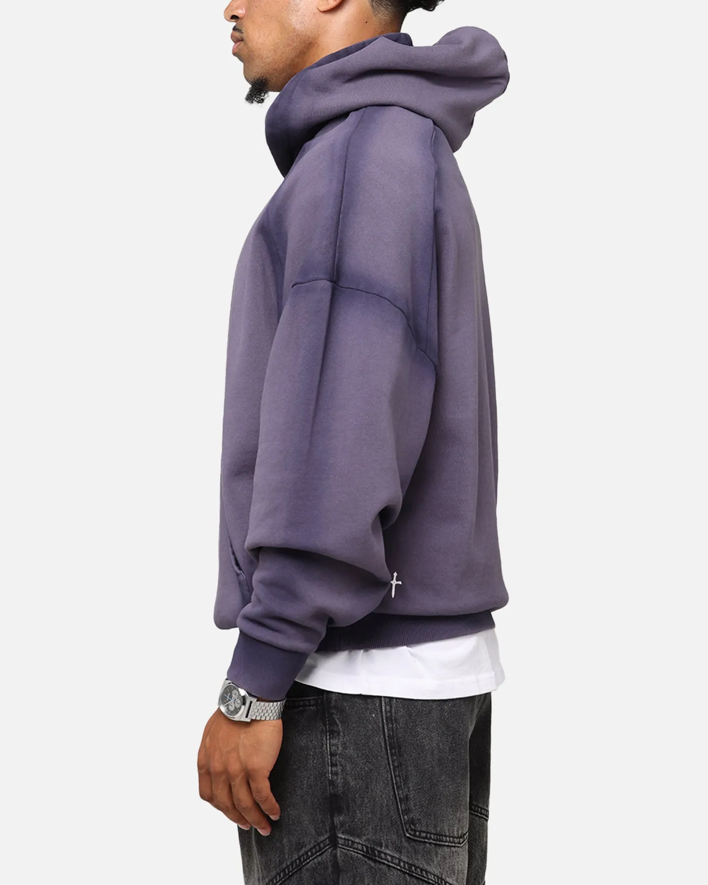 Saint Morta Contrast Wash Hoodie Purple sold by Culture Kings product image thumbnail 5